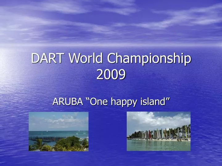 dart world championship 2009