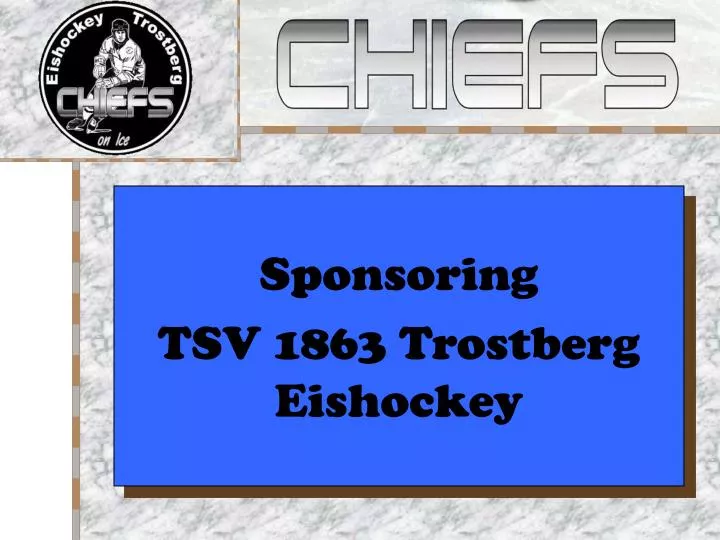 sponsoring tsv 1863 trostberg eishockey