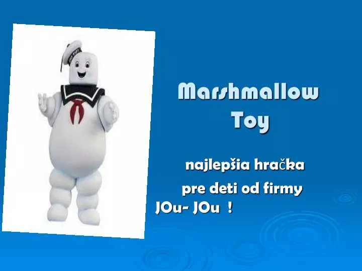 marshmallow toy