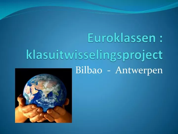 euroklassen klasuitwisselingsproject