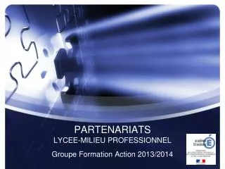 partenariats lycee milieu professionnel