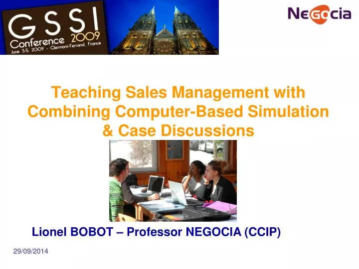 teaching sales management with combining computer based simulation case discussions