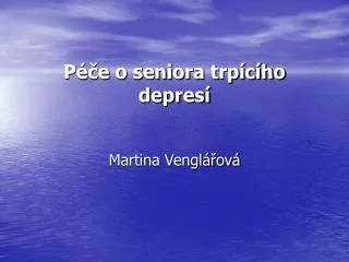 p e o seniora trp c ho depres