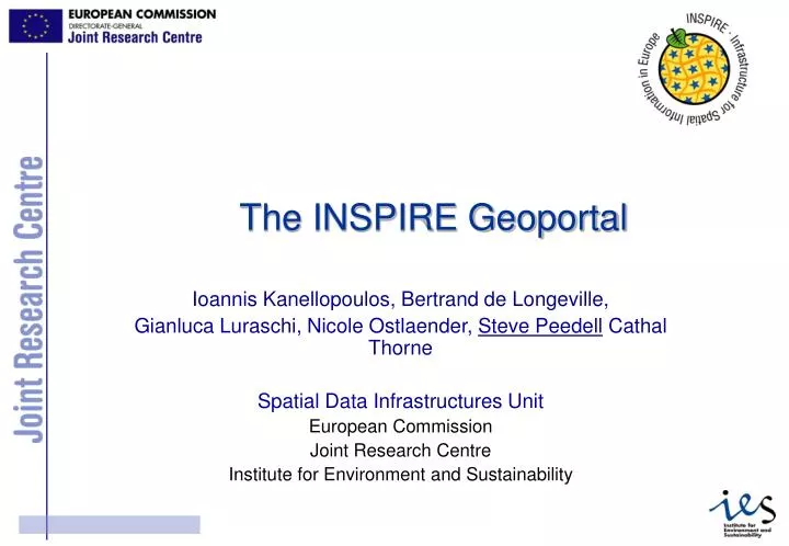 the inspire geoportal