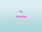 Understanding Comparative and Superlative Adjectives in English - slide 1