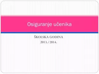 osiguranje u enika