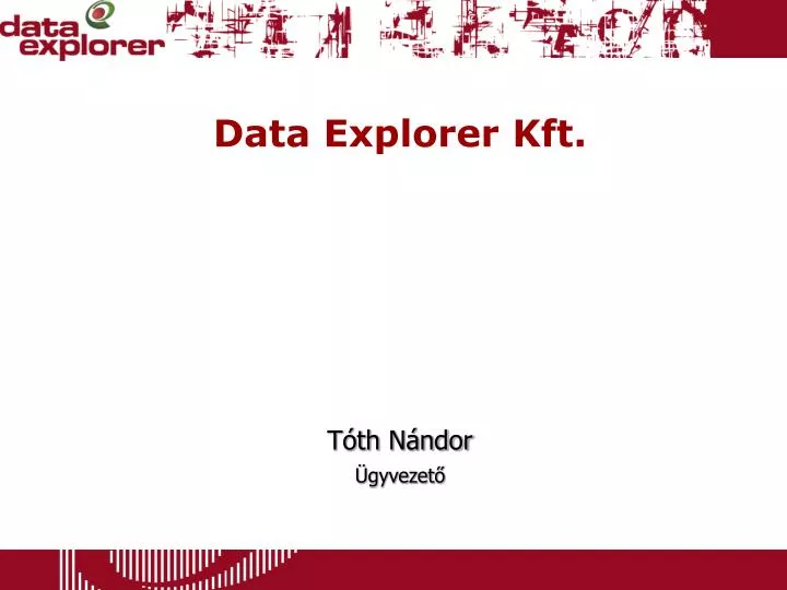 data explorer kft