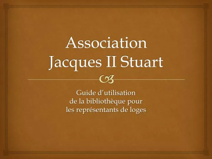 association jacques ii stuart