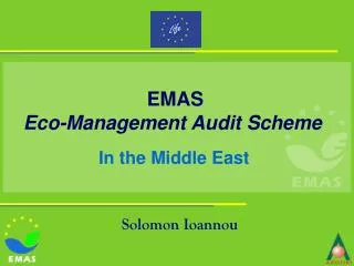 EMAS Eco-Management Audit Scheme
