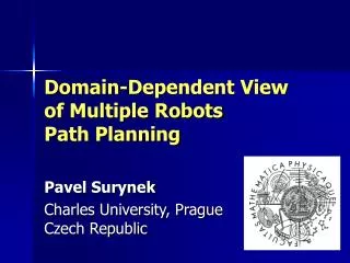 Domain-Dependent View of Multiple Robots Path Planning