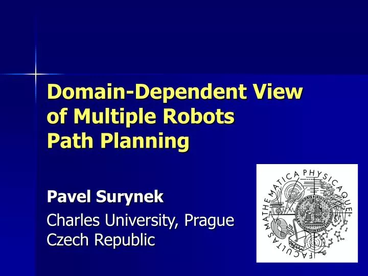domain dependent view of multiple robots path planning