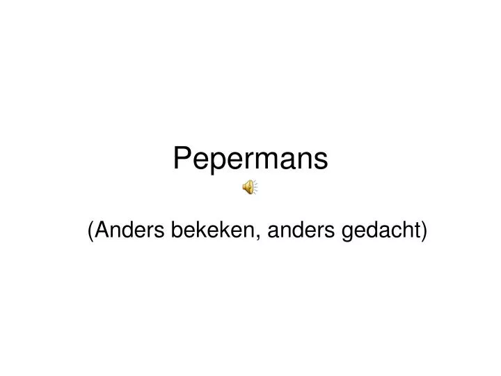 pepermans
