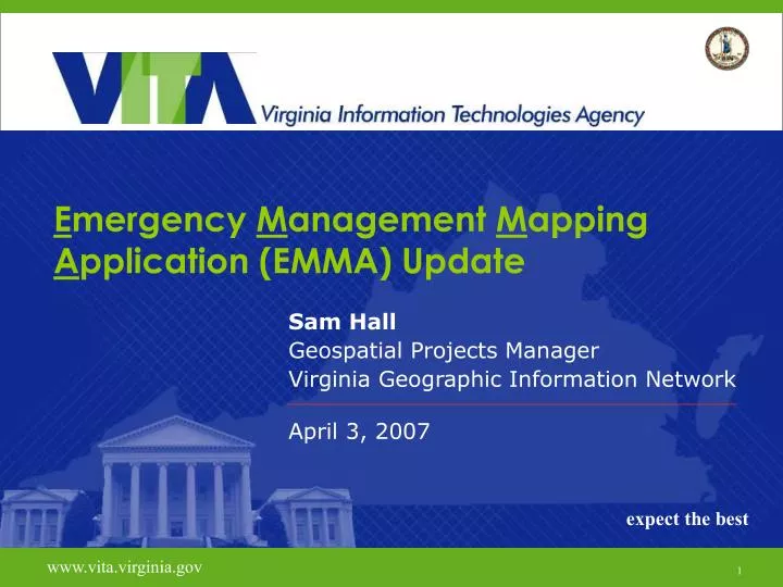 e mergency m anagement m apping a pplication emma update