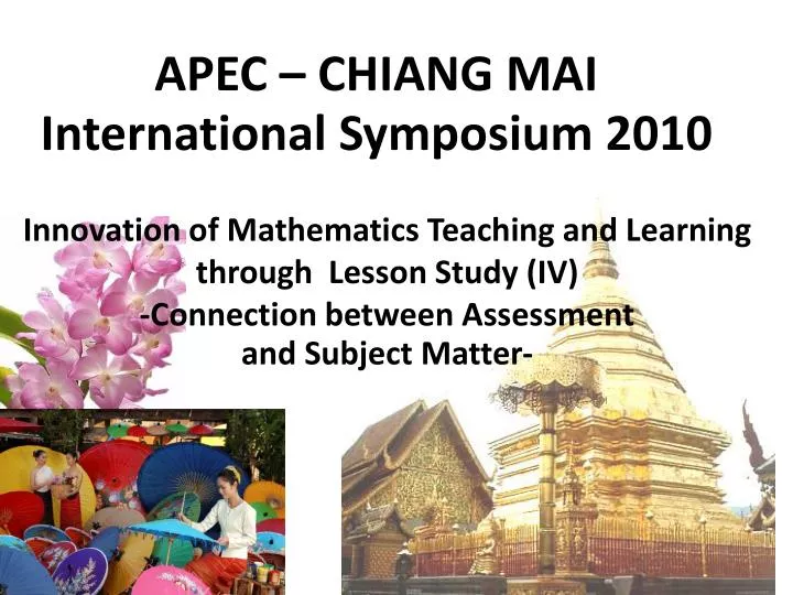 apec chiang mai international symposium 2010