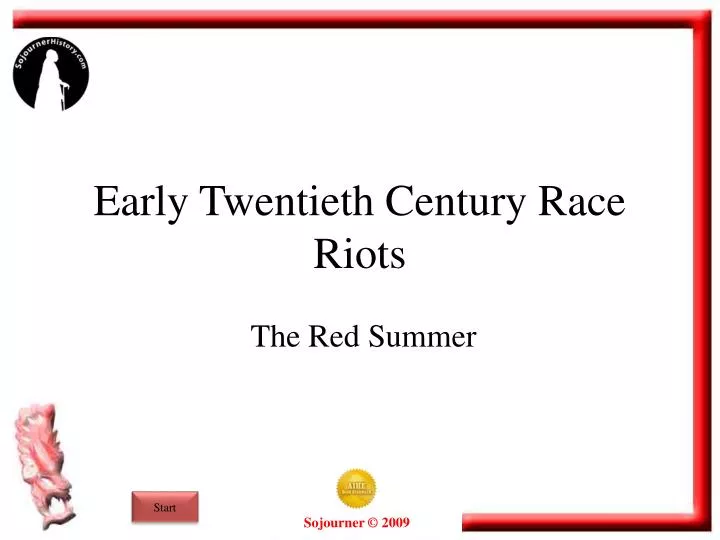 early twentieth century race riots