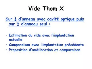 vide thom x