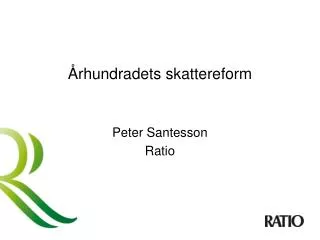 rhundradets skattereform
