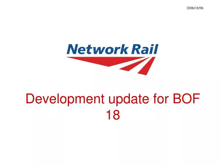 development update for bof 18
