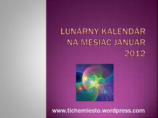 lun rny kalend r na mesiac janu r 2012