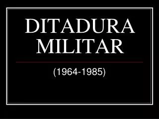 ditadura militar