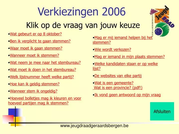 verkiezingen 2006