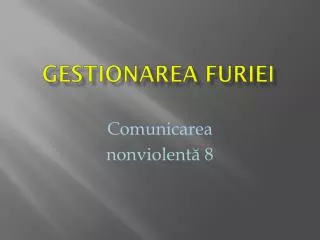gestionarea furiei