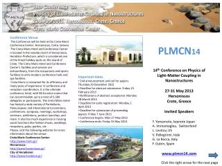 Important dates 2nd announcement and call for papers: Thursday 20 December 2012