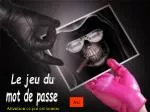Le jeu du - slide 1