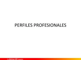 perfiles profesionales