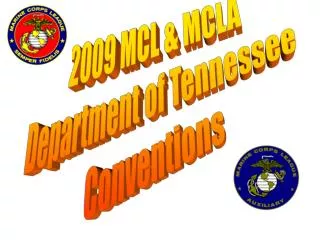 2009 MCL &amp; MCLA Department of Tennessee Conventions
