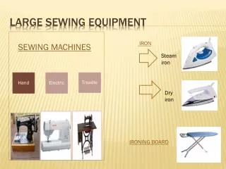 Large sewing equipment