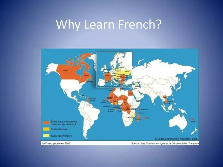 why learn french