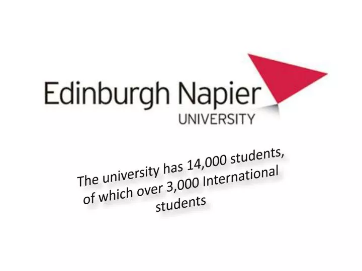 the university has 14 000 students of which over 3 000 international students
