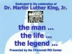 Honoring Dr. Martin Luther King Jr.: Celebrating His Life and Legacy - slide 1