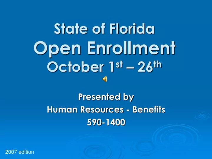 state of florida open enrollment october 1 st 26 th
