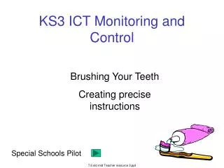 KS3 ICT Monitoring and Control