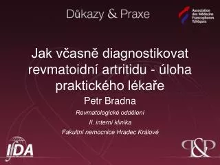 petr bradna revmatologick odd len ii intern klinika fakultn nemocnice hradec kr lov
