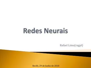 redes neurais