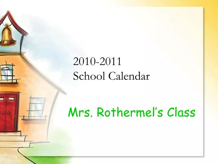 2010 2011 school calendar