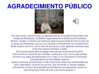 agradecimiento p blico