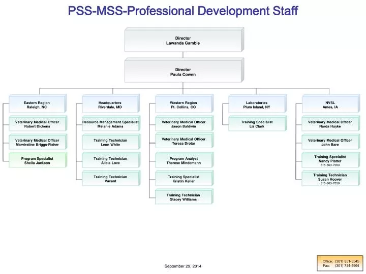 pss mss professional development staff