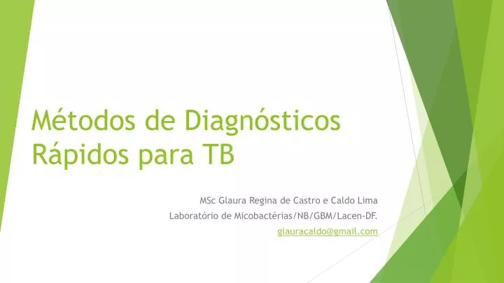 m todos de diagn sticos r pidos para tb