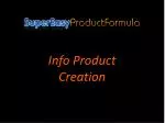 Info Product Creation - slide 1