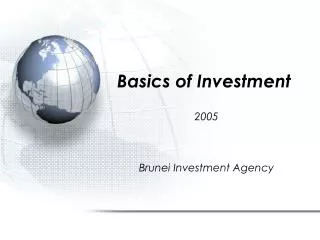 Basics of Investment