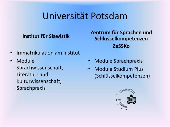 universit t potsdam