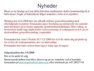 nyheder