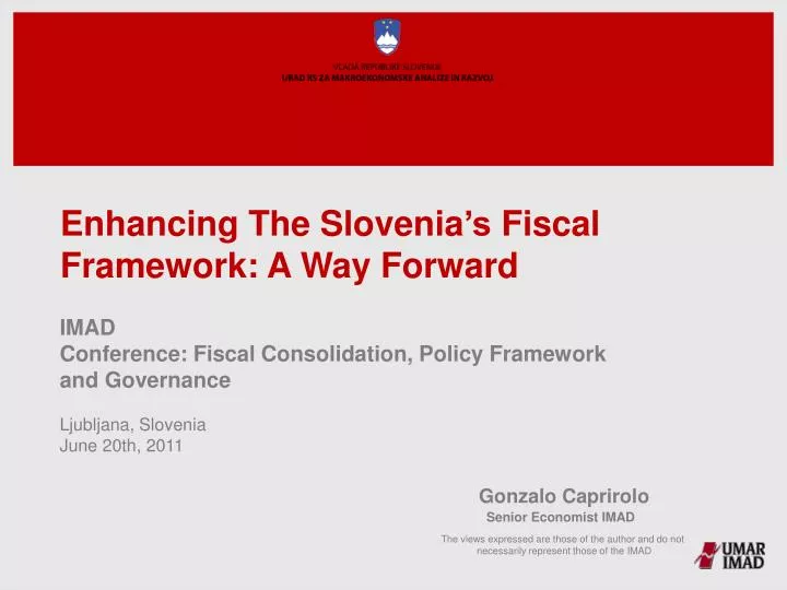 enhancing the slovenia s fiscal framework a way forward