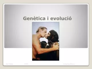 gen tica i evoluci