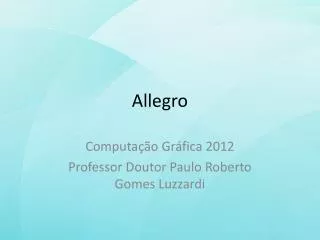 allegro