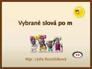 vybran slov po m